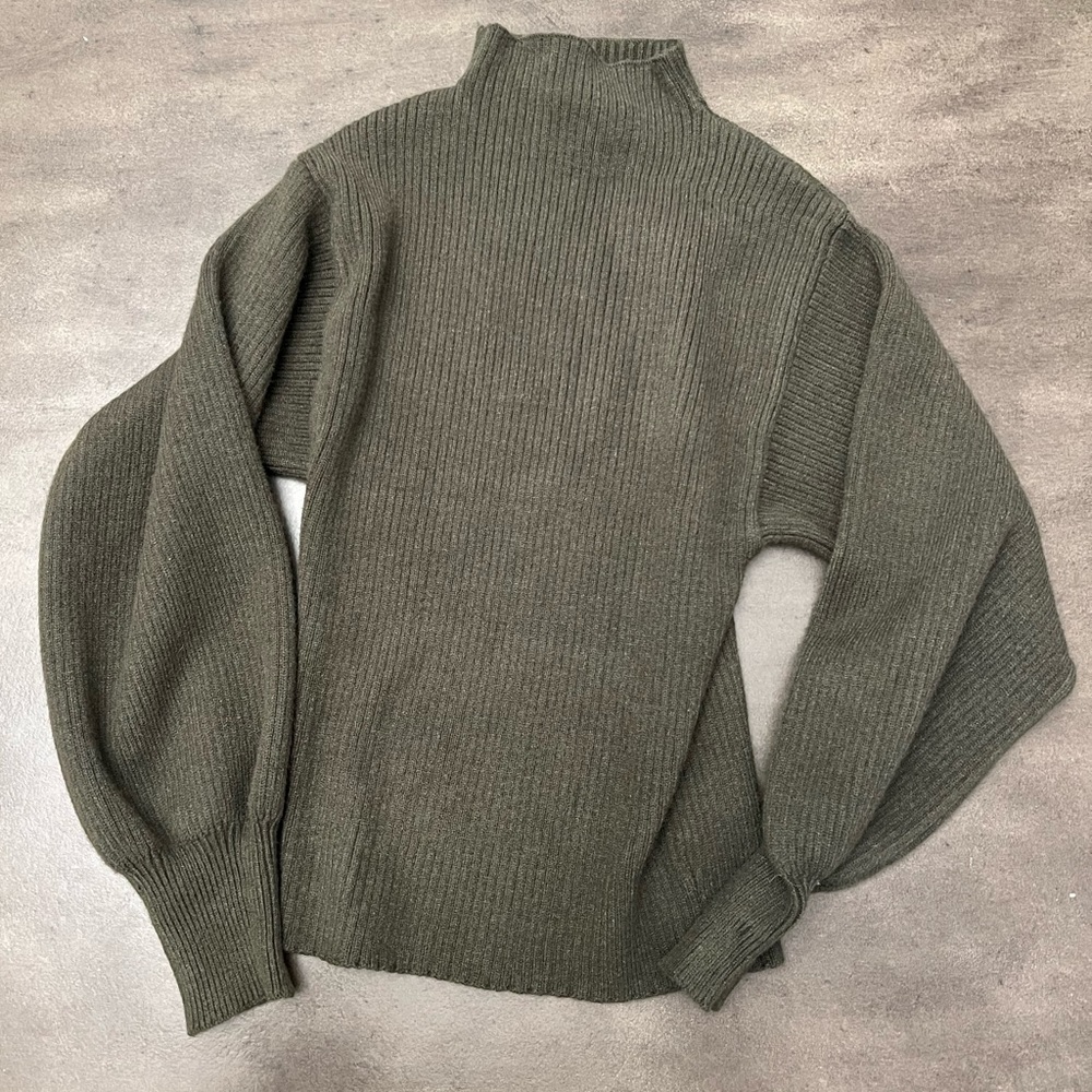 Lulus Green XS Soft Sweater
